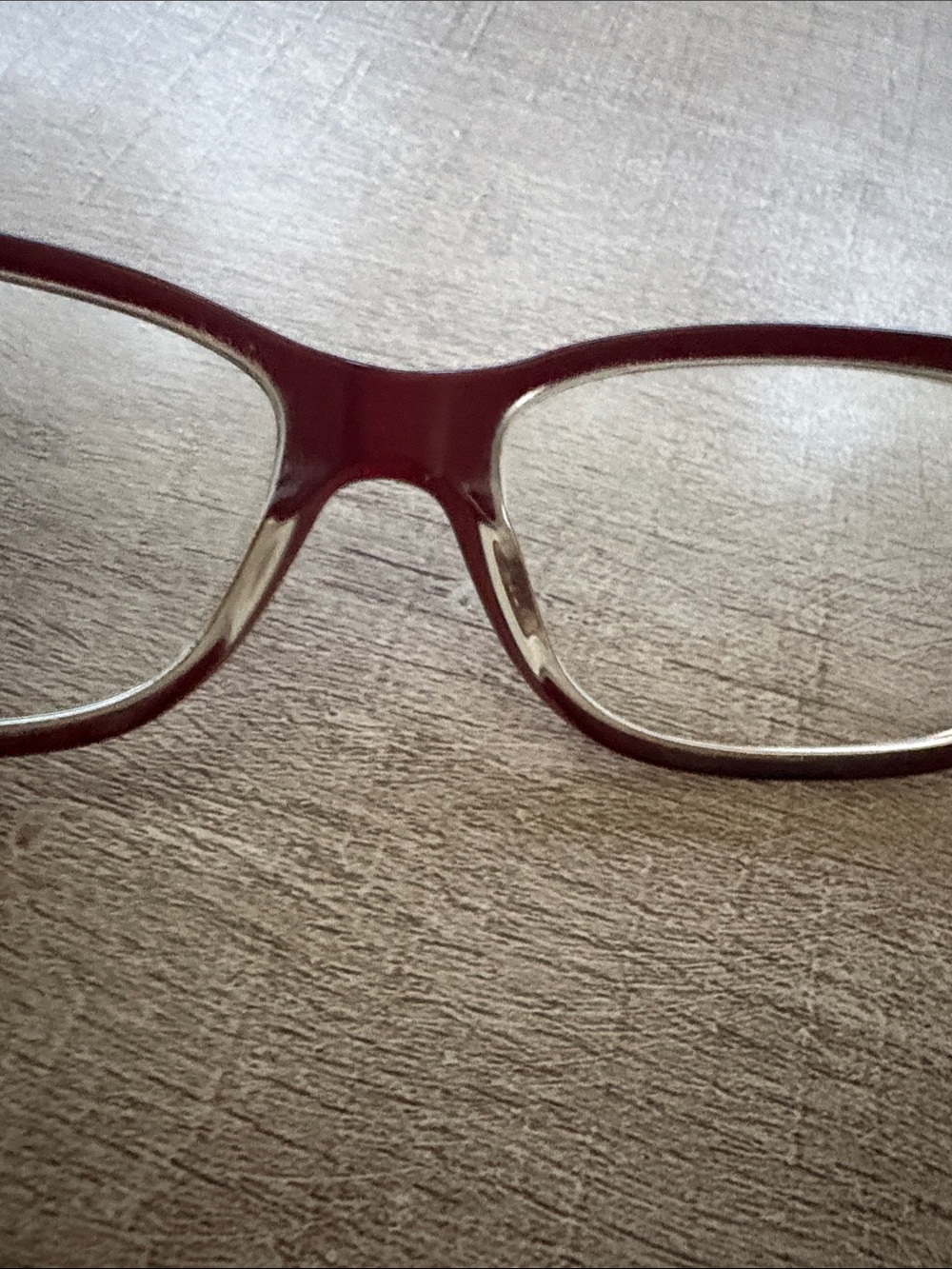 Ray-Ban Women’s Dark Burgundy Rectangular Eyeglass Frames - Picture 5 of 8